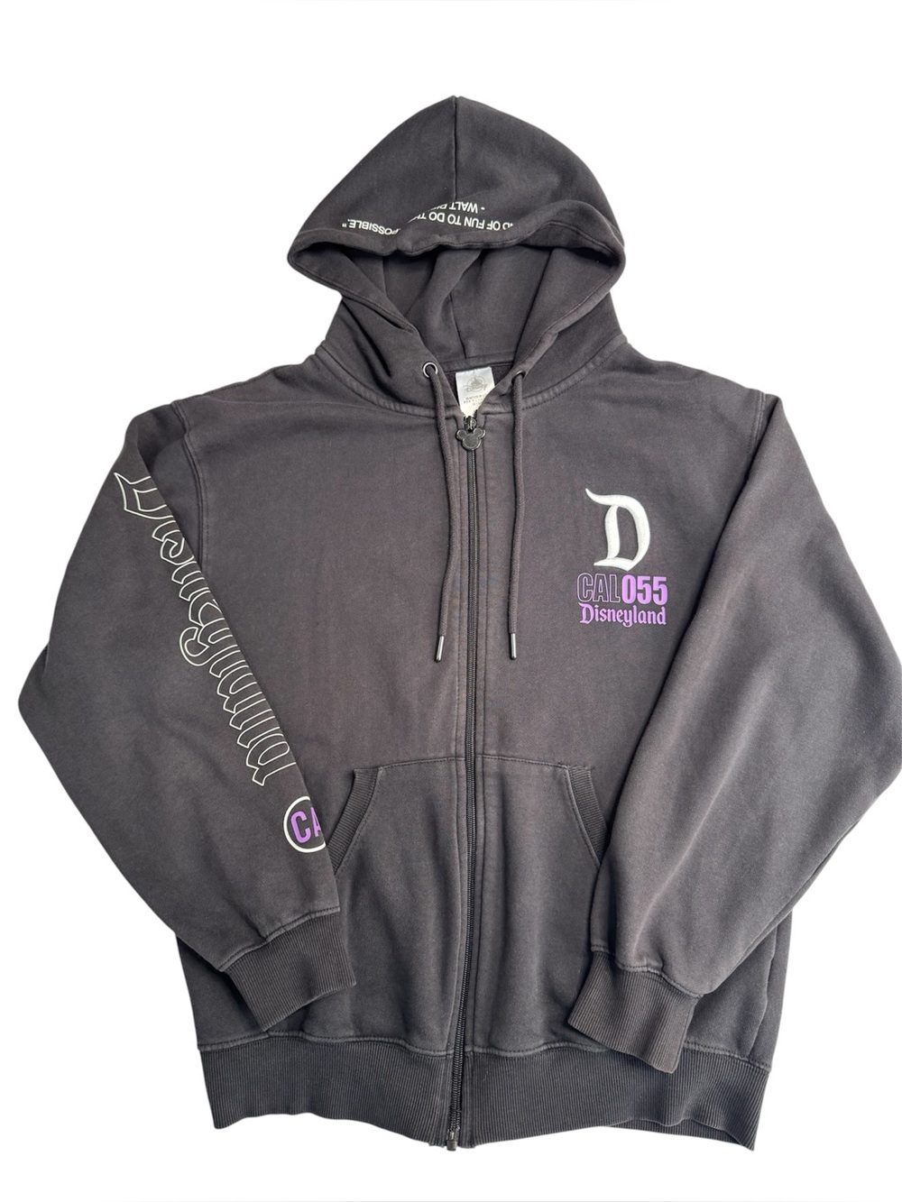 Disneyland Cal055 Walt Disney Quotes Hoodie Size S Disney Parks